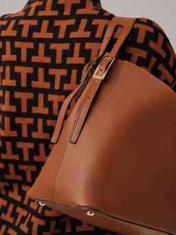 Кожаная сумка Deboro 30982 фундук