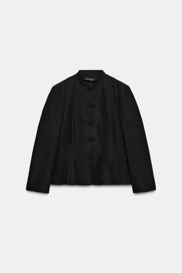 BLAZER PEPLUM ALAMARES ZW COLLECTION / Negro - Zara фото 4