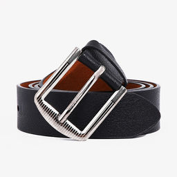 Ремень мужской, ширина 3.5 см, винт, пряжка металл, цвет чёрный