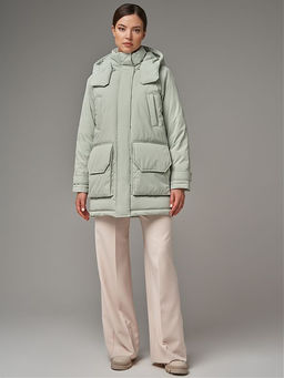 Пуховик женский 

АРТ. 81611z фисташковый/42 - Hoops фото 11