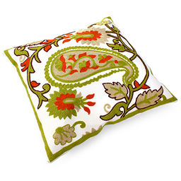 Наволочка декоративная 45х45см Мармарис плотный х/б, вышивка, на молнии (Китай) - Домашняя мода фото 12