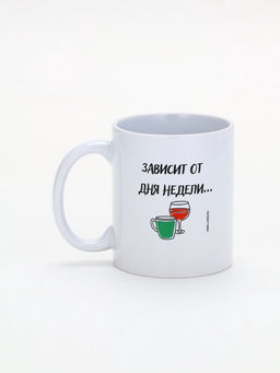 Кружка чайная керамическая «Может быть чай», 320 мл