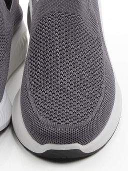 05-TEX-D04-01 GREY Полуботинки спортивные летние мужские (текстиль) - Фабричный китай фото 5