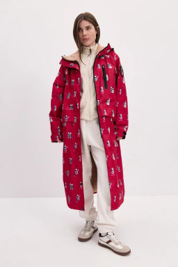 Мембранный плащ утепленный женский 25-41929 86