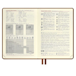 Ежедневник датированный 2024 ESCALADA, А6+, 176 л., арт. 63801/ 15 ТИВОЛЛИ ГЛОСС КОРИЧНЕВЫЙ  фото 6