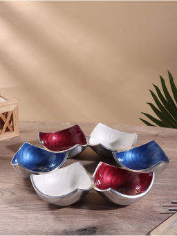 Менажница Триколор алюминий 29х29х3,5 см