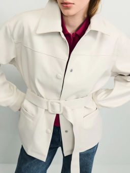 Куртка-рубашка с поясом ZR2604102208-60 / Zarina