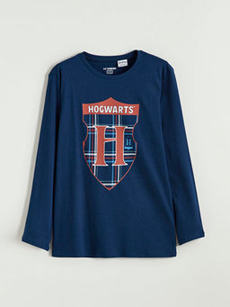 Harry Potter Bask?l? Erkek ?ocuk Pijama Tak?m