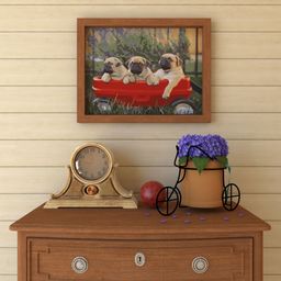 ФРЕЯ PNB/R2 №08 Набор для раскрашивания по номерам 30 х 40 см Мопсы  фото 5