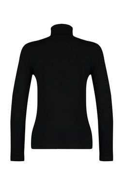 Siyah Merserize Gorunumlu Premium Iplik/Ozel Iplik Triko Kazak TWOAW24KZ00143 - Trendyolmilla фото 8