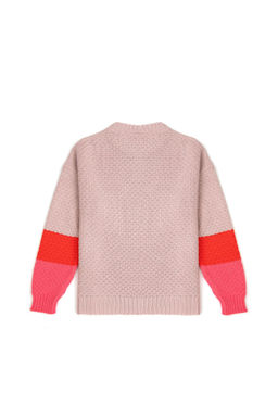 Пудровый свитер для девочки - U.s. polo assn фото 3