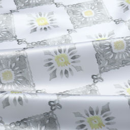 Скатерть «Доляна» Gray diamonds, 145×300 см