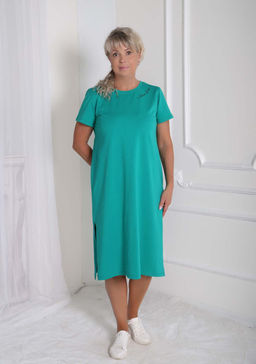 Платье Олси зеленое