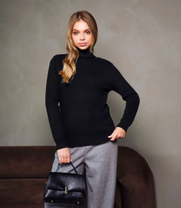 Водолазка #КТ881 (7), чёрный