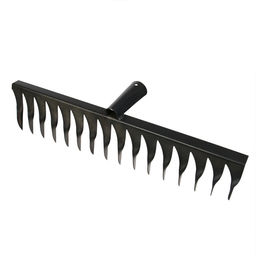 Цена за 2 шт. Грабли прямые, витой зуб, 16 зубцов, металл, тулейка 28 мм, без черенка, МИКС