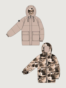 Куртка 4м10826 беж