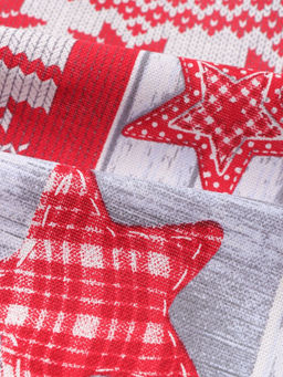 Скатерть новогодняя рогожка DomoVita Чудеса 150?150 см, хл100%, 170 г/м?