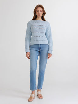 CONTE LDK2461 Джемпер женский light blue - Conte elegant фото 4