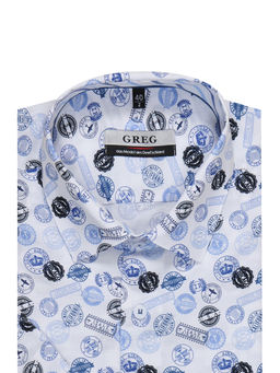 Сорочка мужская короткий рукав GREG 123/207/0300/Z/1p  фото 3