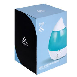 Увлажнитель воздуха Luazon LHU-04, ультразвуковой, 2 л, 35 м², 18 Вт, бело-голубой