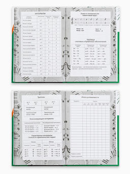 Дневник для музыкальной школы, в твердой обложке, 40 л. "Винил"