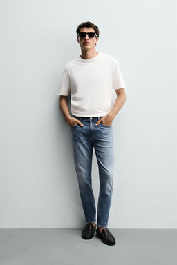 JEANS SLIM FIT B?SICO / Azul
