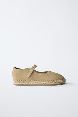 JUTE SUEDE BALLERINAS - Zara фото 2