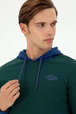 Мужской темно-зеленый свитшот Неожиданная скидка в корзине - U.s. polo assn фото 2