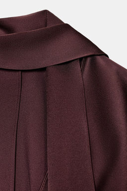 LIMITED EDITION ZW COLLECTION SATIN SCARF DRESS - Zara фото 6