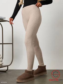 Лосины в рубчик из хлопка