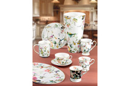 Кружка 170 мл 10,5*8*7,5 см Певчие птички на черном NEW BONE CHINA - Elan gallery фото 4