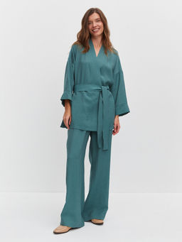 Брюки палаццо из вискозы - TO BE ONE фото 3