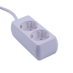 S-GCU2-1,5 WHITE Удлинитель серии Ultra, шнур 1,5м., 2 гнезда, 16A, с/з. Белый. TM Uniel