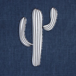 Постельное бельё Экономь и Я евро Кактусы, 200х215см,200х215см,70х70см-2 шт, полисатин, 80 г/м фото 3