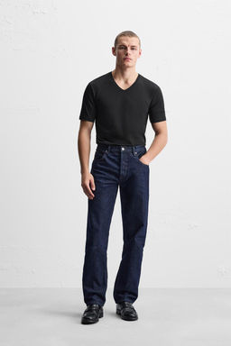 BASIC V-NECK T-SHIRT - Zara фото 9