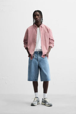 CLASSIC BAGGY FIT DENIM BERMUDA SHORTS