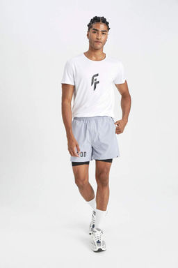 DeFactoFit Узкие шорты-колготки на молнии и узком крое с карманом для телефона фото 2