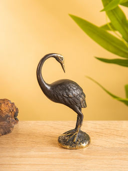 Сувенир «Журавль», 5×3×10 см, бронза