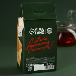 Чай чёрный С днем защитника отечества, вкус: лимон, 50 г. - Simaland фото 3