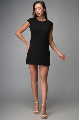 Женская футболка-туника с разрезами по бокам Happyfox