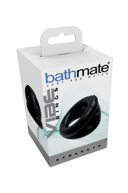 Виброкольцо на пенис Bathmate Strength, elastomex, черное, 5 см