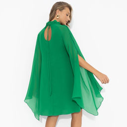 Платье со свободными рукавами, Стильная эйфория (зелёное) - Charutti фото 5