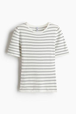 Camiseta en punto fino - H&m фото 4