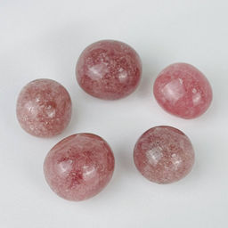 Галтовка из Клубничного кварца (25 шт) - Радуга самоцветов фото 2