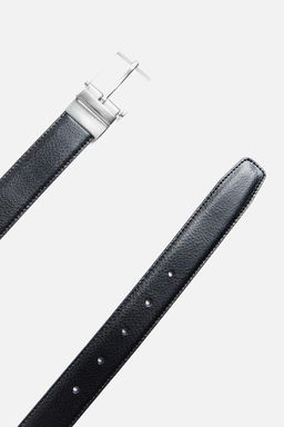 REVERSIBLE LEATHER BELT - Zara фото 5