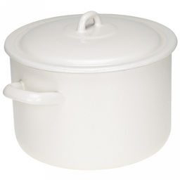 Жемчужная Кастрюля эмалированная 4,3л, форма цилиндрическая, металлическая крышка (Россия) - Домашняя мода фото 3