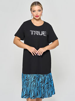 Платье 0387-1с глубокий черный - Dora фото 18