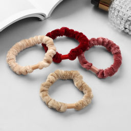 Цена за 12 шт. Резинка для волос «Магали», классика, 5 см, МИКС