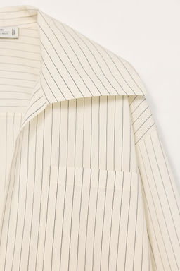 LIMITED EDITION STRIPED SHIRT WITH VENTS - Zara фото 10