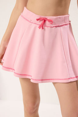 TRENDYOLMILLA Siyah Etekli Relaxed/Rahat Kal?p K?sa Sort & Bermuda TWOSS25SR00004  фото 8